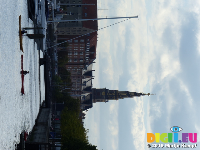 FZ033002 Canoers and Our Saviour's Church, Christianshavn, Copenhagen